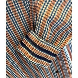 Robert Graham Modern Americana Shirt Mens Sz XL Striped Tailored Fit Preppy